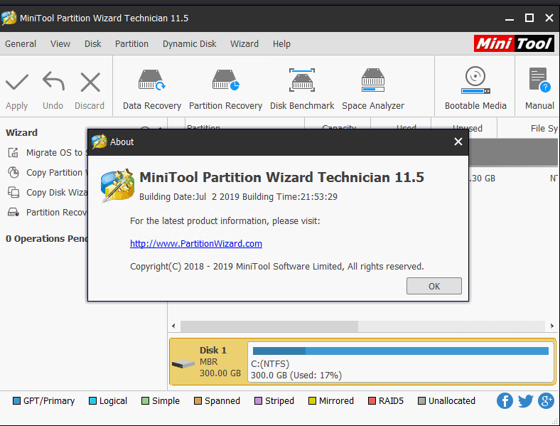 minitool partition wizard 11.5 crack